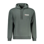 Men's Napapijri Verde cotton sweatshirt with a relaxed fit and logo detail, casual wear for comfortable everyday style.