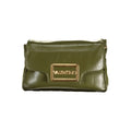 Mario Valentino Verde polyurethane women's bag with adjustable strap, featuring a sleek design and modern style.