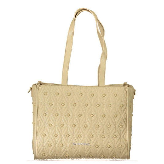 Mario Valentino Beige Polyester Handbag Mario Valentino