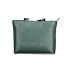 Mario Valentino Verde polyurethane women's bag with sleek design and adjustable strap, featuring a stylish, modern look.