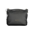 Mario Valentino Nero women's polyurethane bag with sleek black design and gold-tone hardware, stylish and versatile for everyday use.