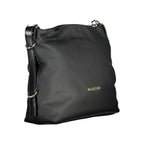 Mario Valentino Nero polyurethane women's bag with sleek design and handles, featuring a stylish and functional accessory for everyday use.