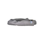 North Sails Grigio cotton men's scarf displayed flat, showcasing its soft fabric and stylish design.