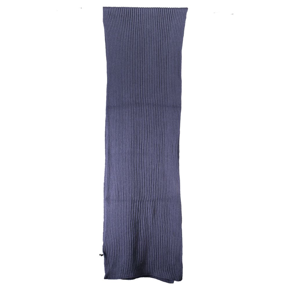 North Sails Blue Cotton Men Scarf North Sails
