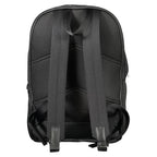 Calvin Klein Nero polyester men's backpack featuring multiple compartments and adjustable straps for everyday use.