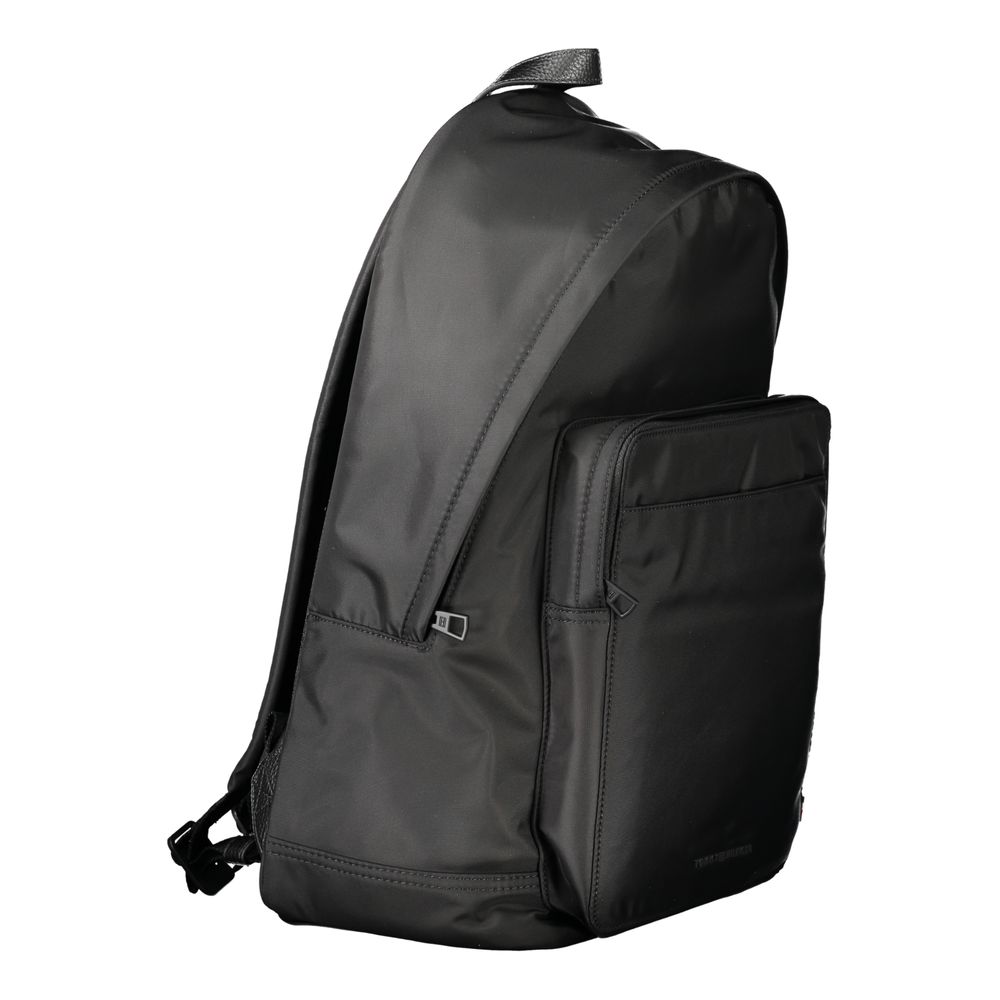 Tommy Hilfiger Nero Polyester Men Backpack - Eljoys Fashion 