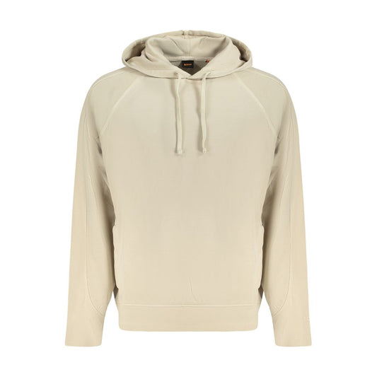 Hugo Boss Beige Cotton Sweater Hugo Boss