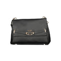Black Guess Jeans women's handbag made of polyurethane, featuring a sleek design and stylish hardware.