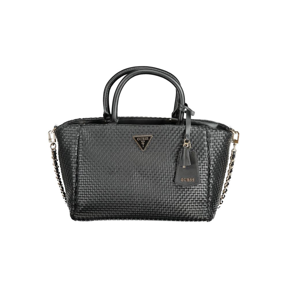 Guess Jeans Black Polyethylene Handbag Guess Jeans