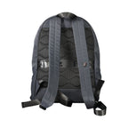 Blue polyester men's backpack by Blauer, featuring multiple compartments and adjustable straps for everyday use.