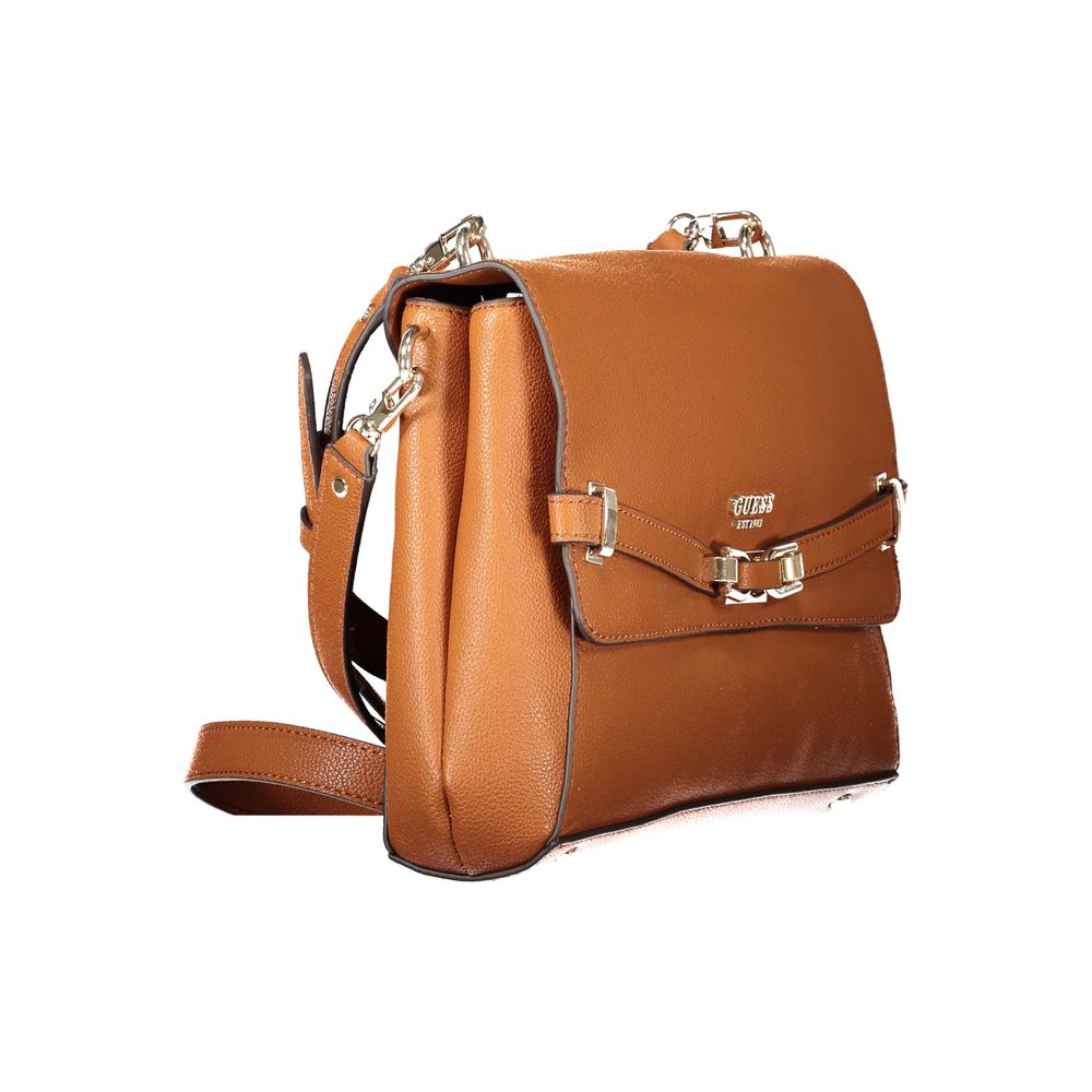 Guess Jeans Brown Polyethylene Handbag Guess Jeans