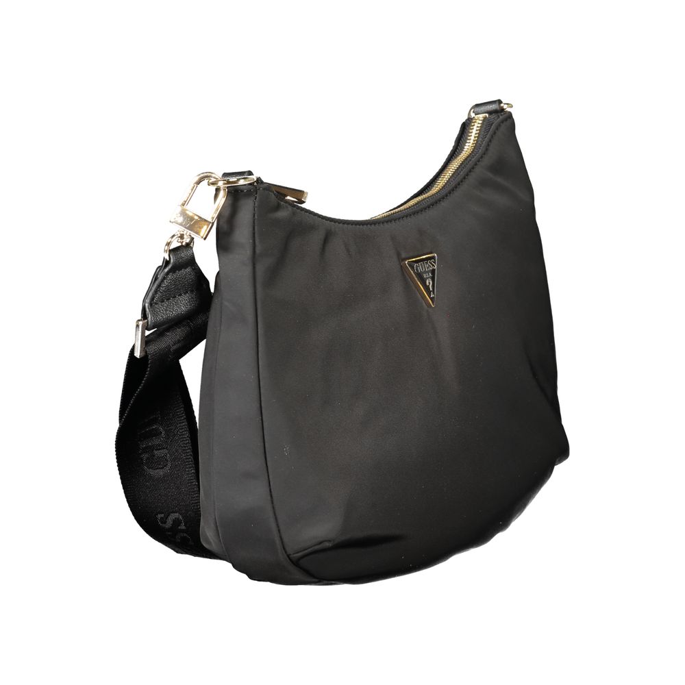 Guess Jeans Black Polyester Women Handbag - Eljoys Fashion 