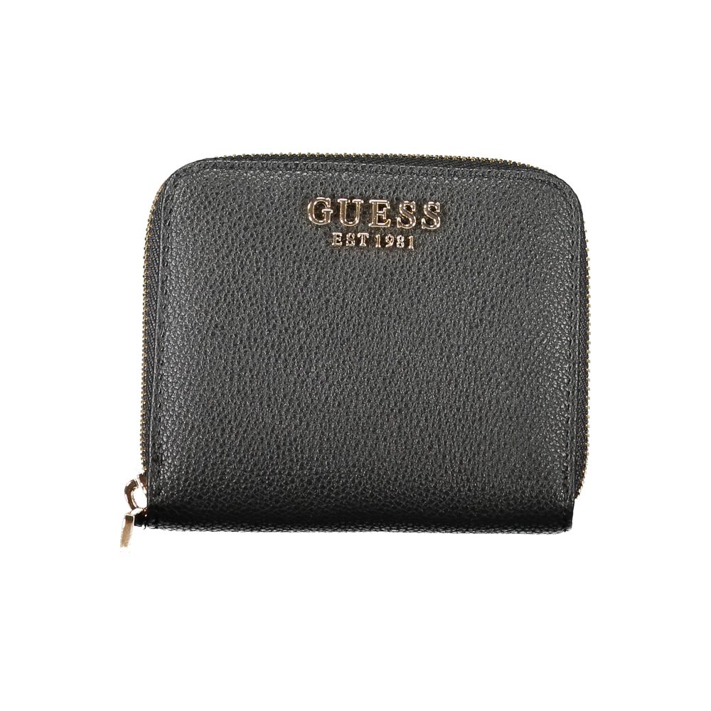 Guess Jeans Black Polyethylene Wallet Guess Jeans