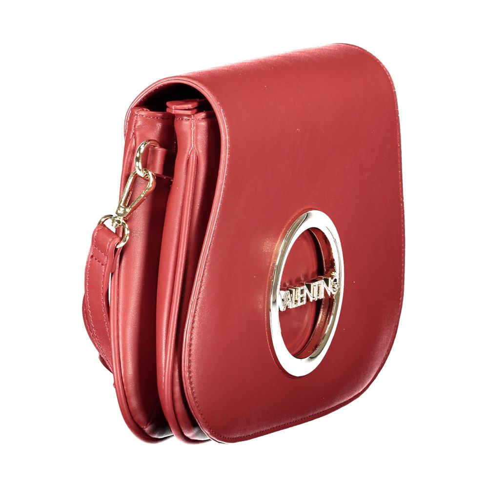 Mario Valentino Rosso women's handbag made of polyurethane with stylish design and top handle, perfect for casual or formal wear.