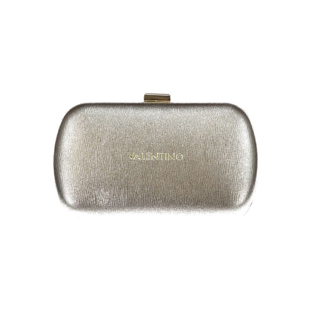 Mario Valentino silver polyurethane women's bag with sleek design and silver-tone hardware, perfect for stylish everyday use.