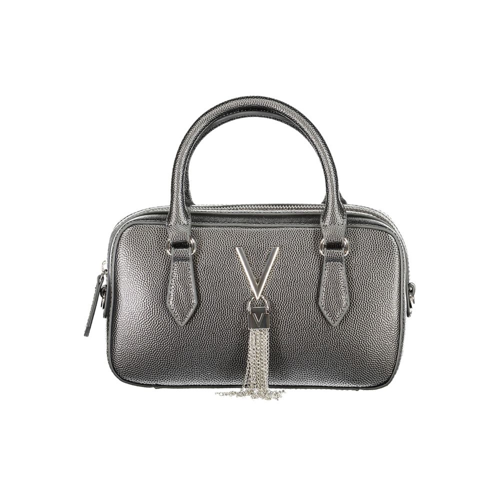 Mario Valentino Argento polyurethane women's bag with sleek design and silver-tone hardware, showcasing a stylish accessory for everyday use.