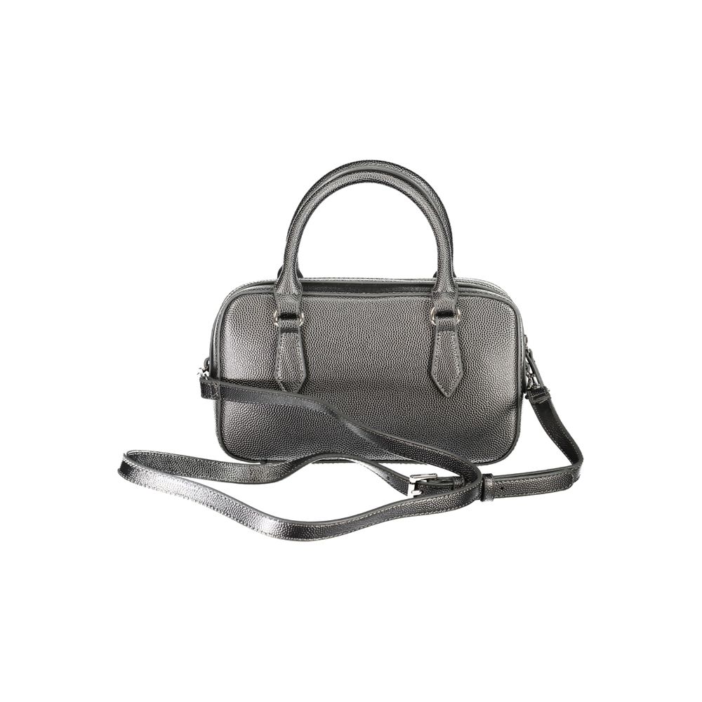 Mario Valentino Argento polyurethane women's bag with sleek design and silver accents, stylish accessory for everyday use.