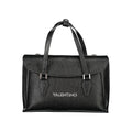 Mario Valentino Nero Donna bag made of polyurethane with sleek design and silver hardware, perfect for stylish everyday use.