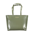 Mario Valentino Verde polyurethane women's bag with sleek design and top handle, stylish accessory for everyday use.