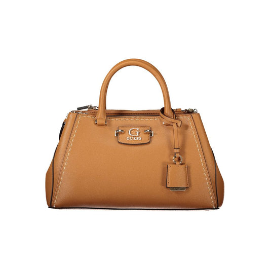 Guess Jeans Brown Polyethylene Handbag Guess Jeans