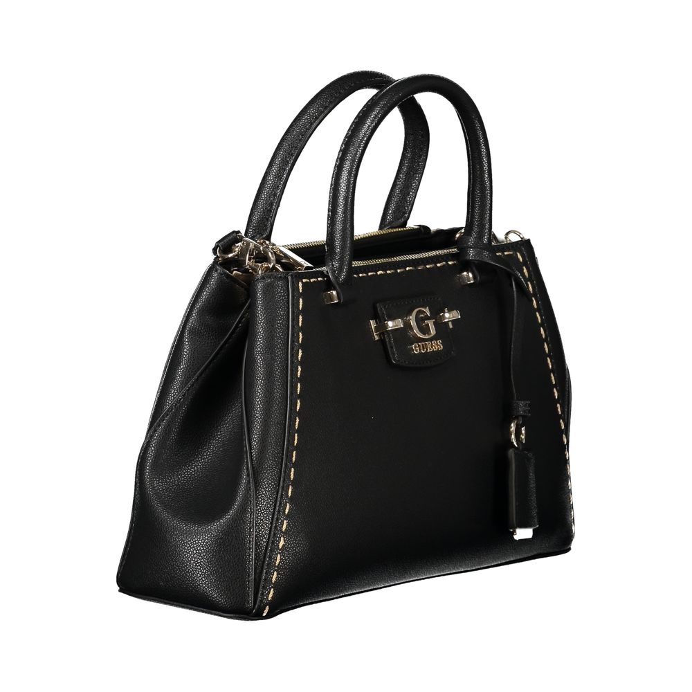 Guess Jeans Black Polyethylene Handbag Guess Jeans