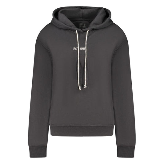 Guess Jeans Black Cotton Women Sweatshirt Guess Jeans
