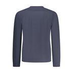 Pepe Jeans blue cotton men's sweatshirt with round neckline and long sleeves, casual style and comfortable fit.