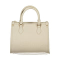 Mario Valentino beige polyurethane women's bag with top handles and sleek design, perfect for casual or elegant outfits.