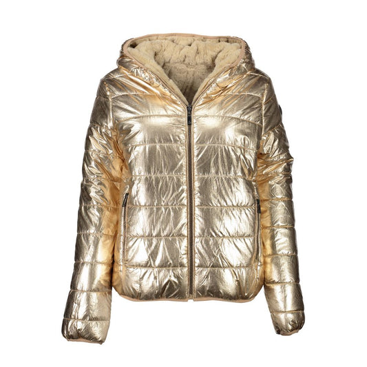 U.S. POLO ASSN. Gold Nylon Jackets & Coat U.S. POLO ASSN.