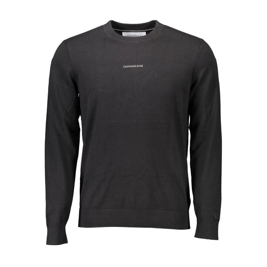 Calvin Klein Black Cotton Sweater Calvin Klein