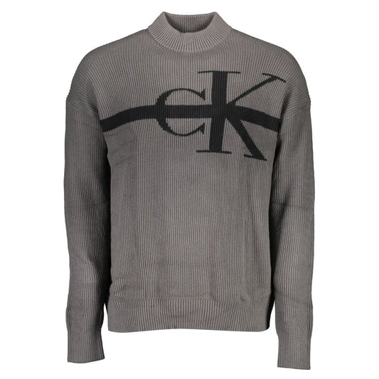 Calvin Klein Gray Cotton Sweater Calvin Klein
