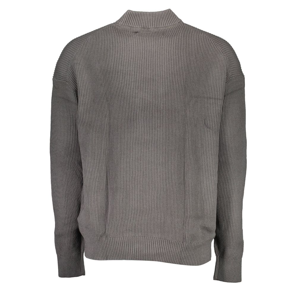 Calvin Klein Gray Cotton Sweater Calvin Klein