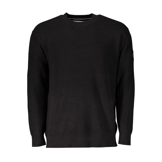 Calvin Klein Black Cotton Sweater Calvin Klein