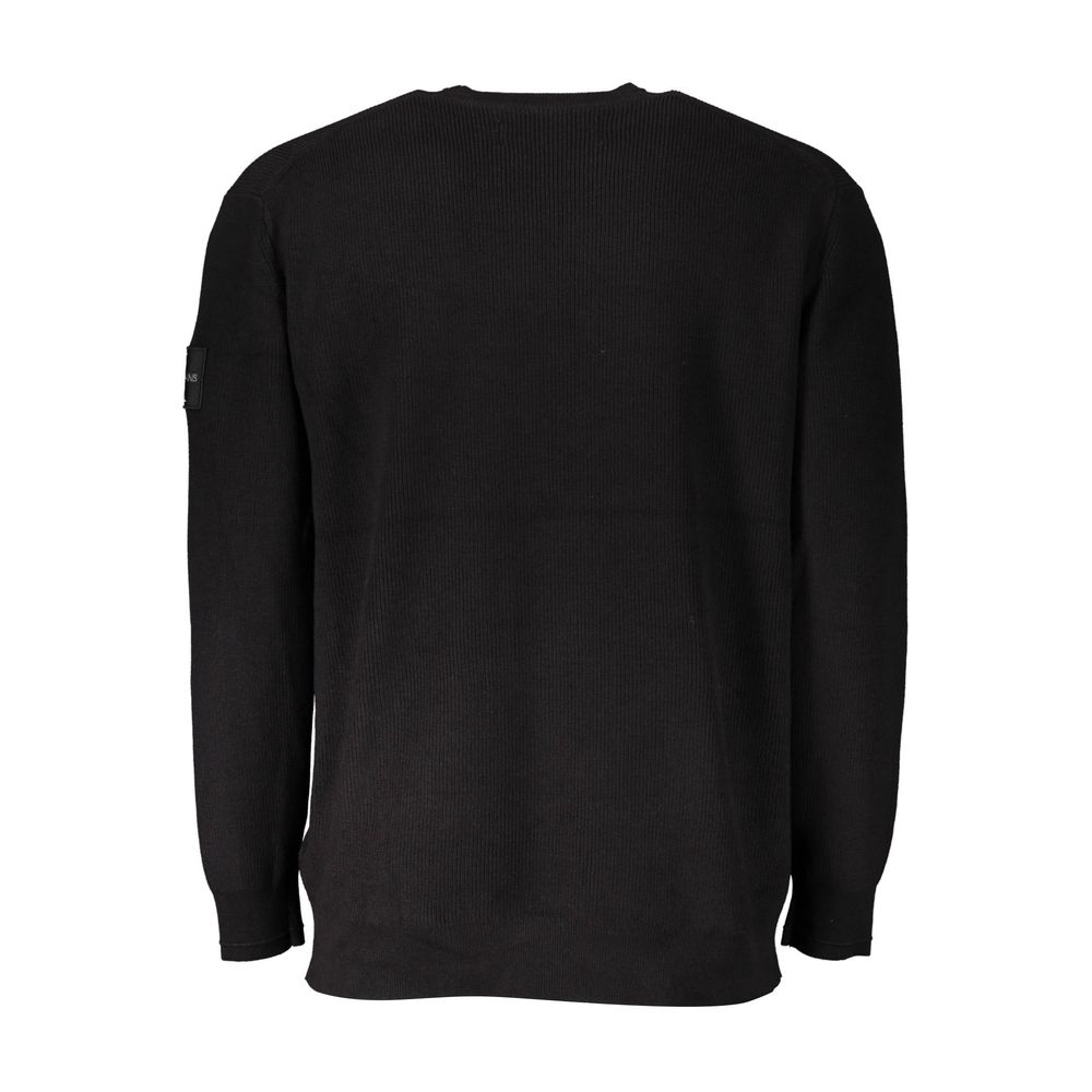 Calvin Klein Black Cotton Sweater Calvin Klein
