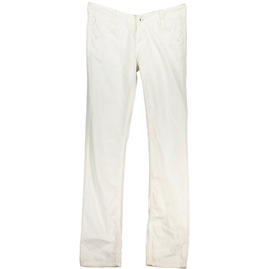 Blend White Cotton Jeans & Pant Blend