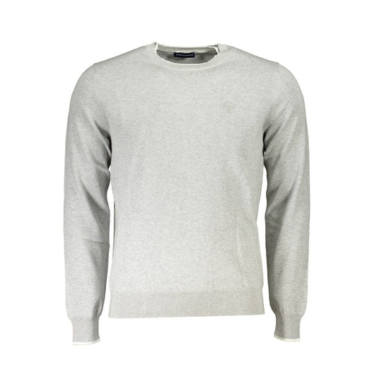North Sails Gray Cotton Sweater North Sails