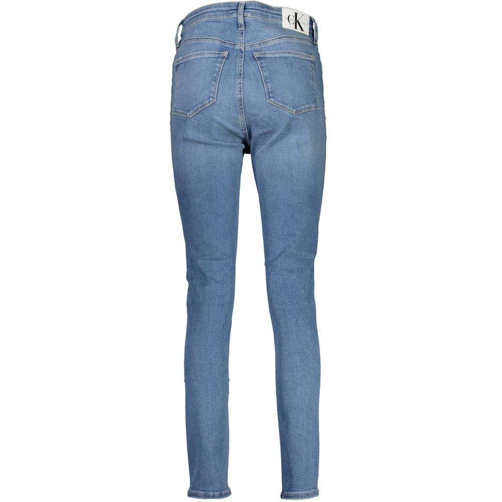 Calvin Klein Blue Cotton Jeans & Pant Calvin Klein