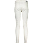 Calvin Klein Bianco Cotton Women Jeans