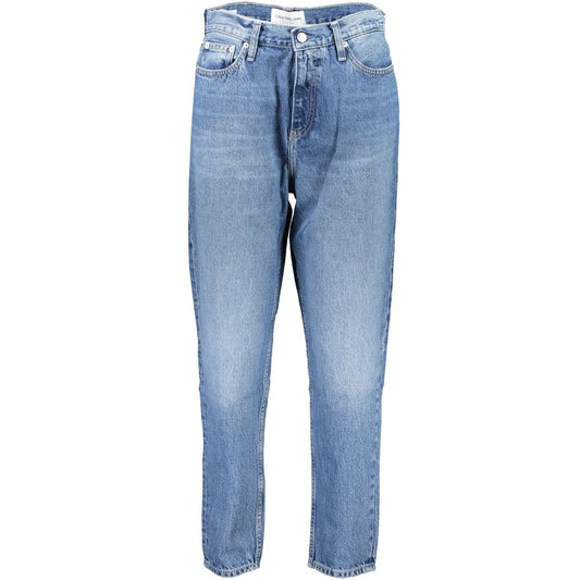 Calvin Klein Blue Cotton Jeans & Pant Calvin Klein