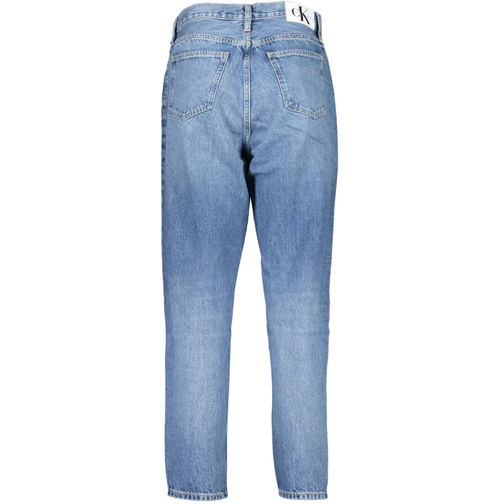 Calvin Klein Blue Cotton Jeans & Pant Calvin Klein