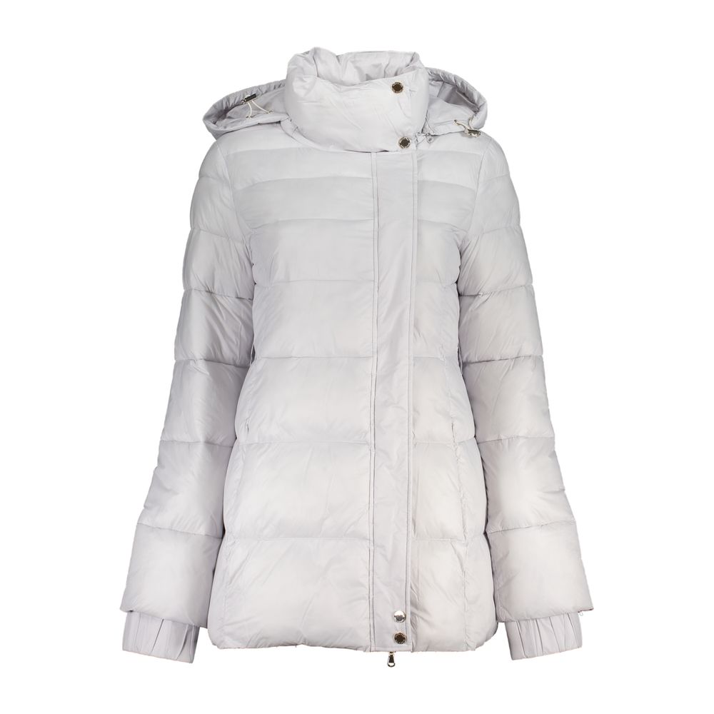 Patrizia Pepe Bianco Poliammide Women Jacket - Eljoys Fashion 