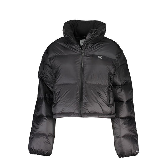 Calvin Klein Black Polyamide Jackets & Coat Calvin Klein