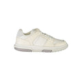 White leather women's sneaker by Tommy Hilfiger with a sleek design, featuring the brand's logo on the side.