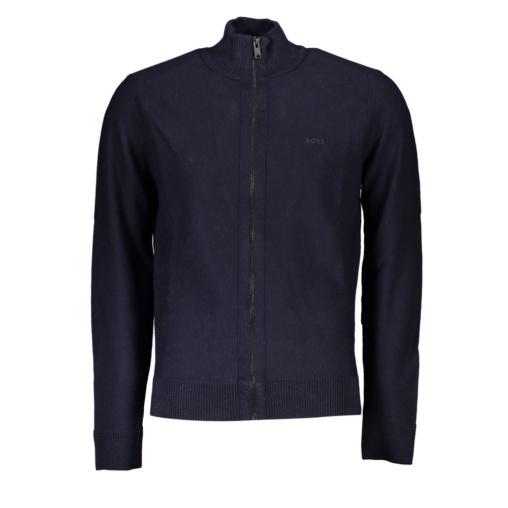 Hugo Boss Blue Polyamide Sweater Hugo Boss