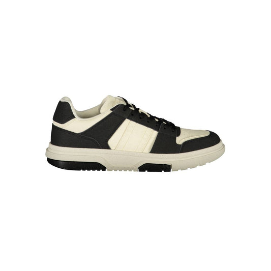 Tommy Hilfiger Black Polyester Men's Sneaker Tommy Hilfiger