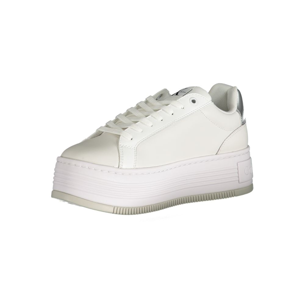 Calvin Klein White Polyester Sneaker Calvin Klein