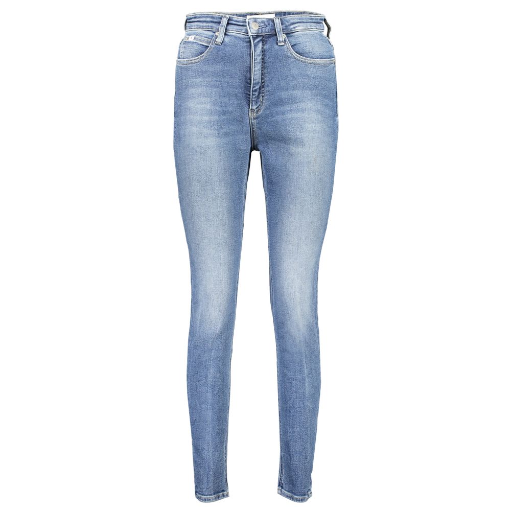 Calvin Klein Blue Cotton Jeans & Pant Calvin Klein