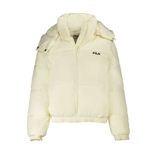 Fila Beige Polyester Jackets & Coat Fila