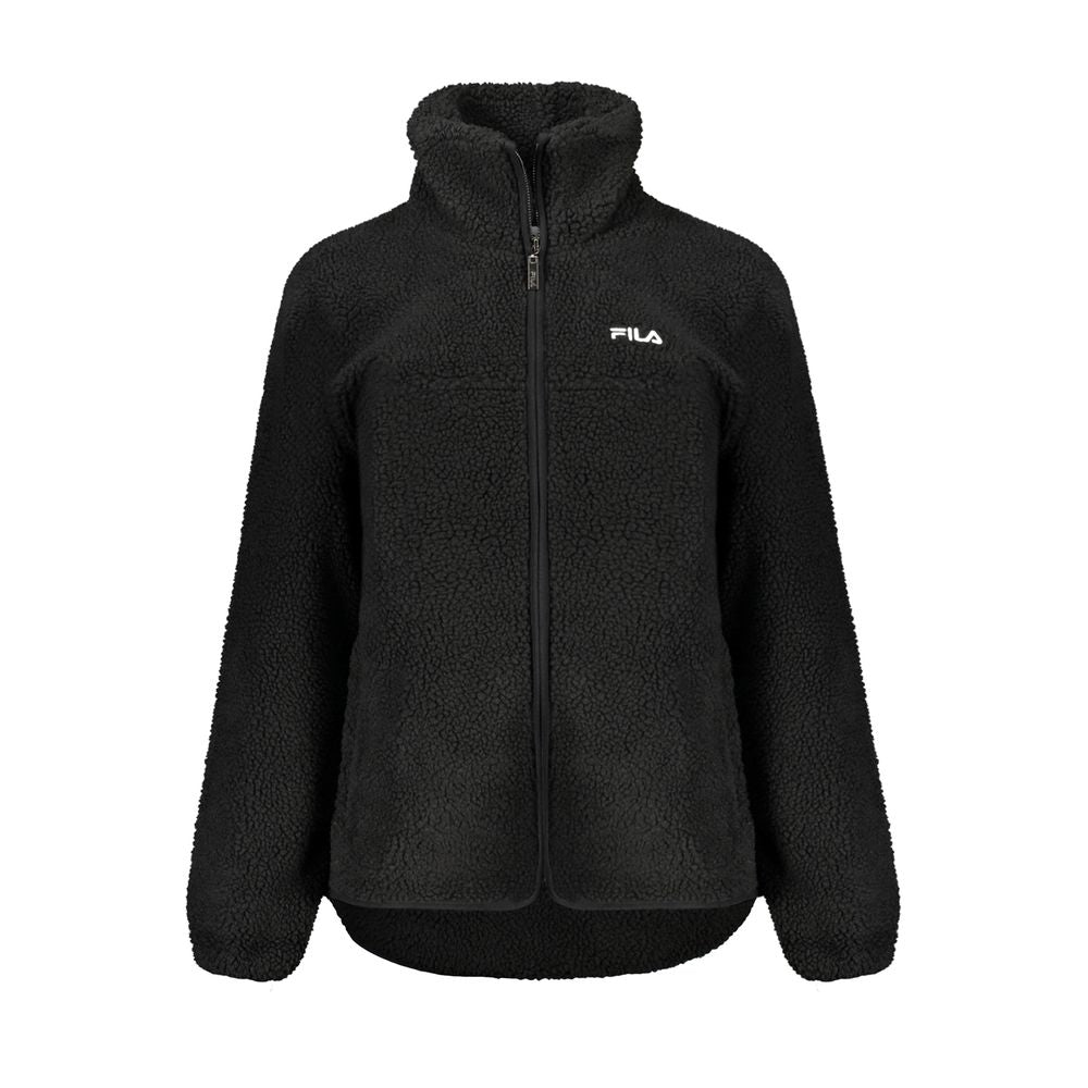 Fila Black Polyester Jackets & Coat Fila