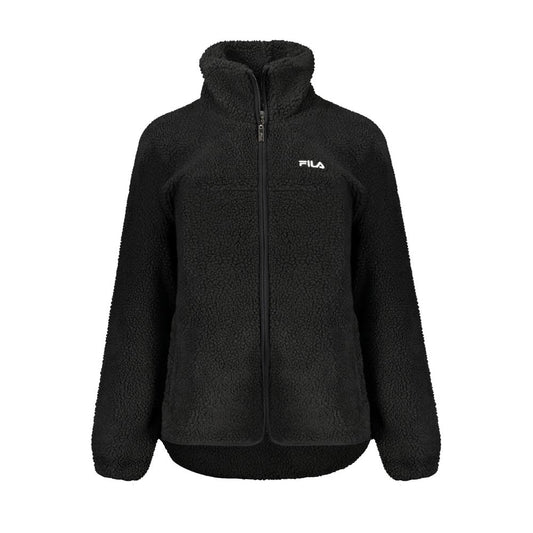 Fila Black Polyester Jackets & Coat Fila